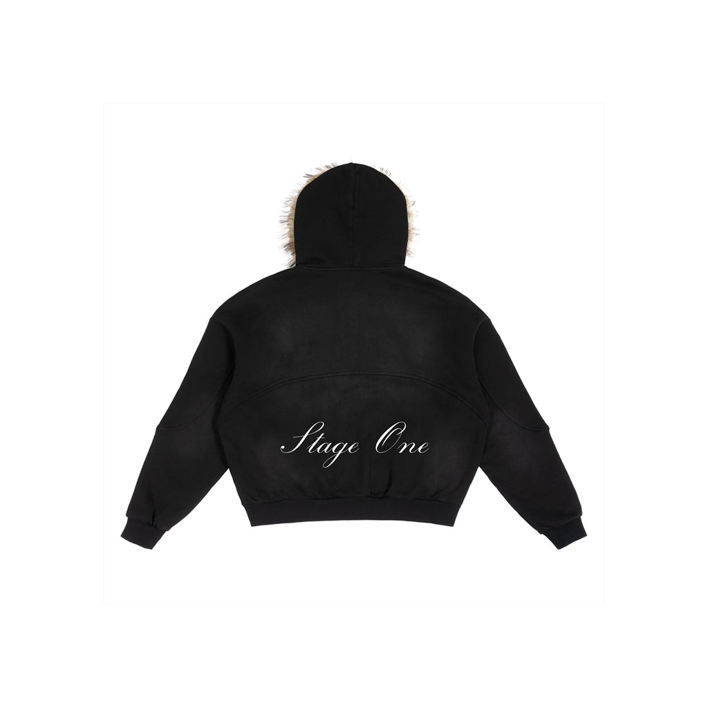 Reset Faux Fur Detachable Hoodie