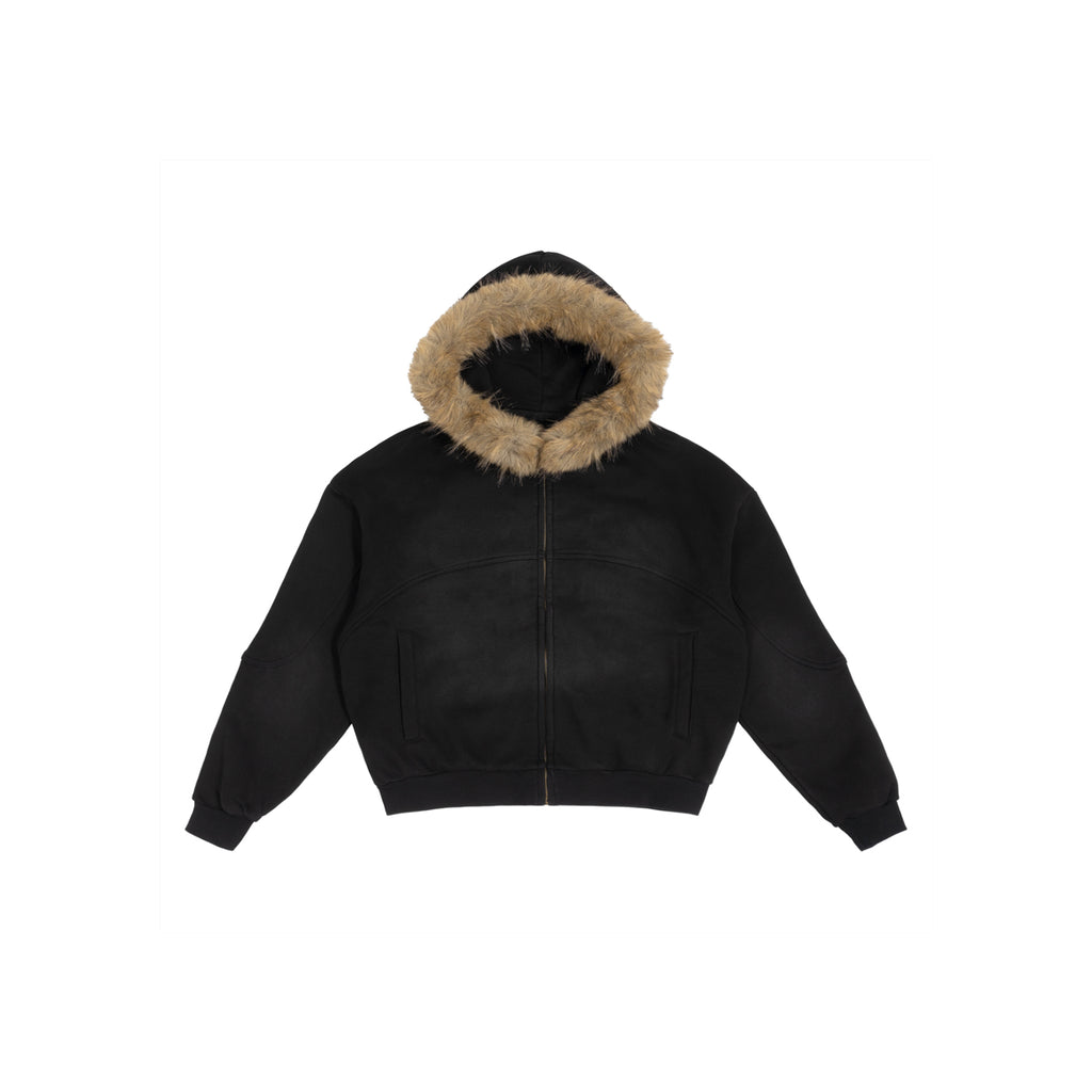 Reset Faux Fur Detachable Hoodie